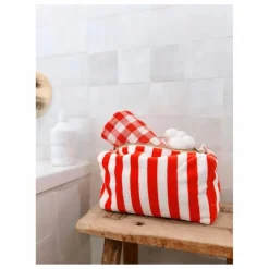Rose in April Trousse de toilette en éponge Vic rayée ||Homme/Femme Trousses De Toilette|Soins Bébé Et La Beauté