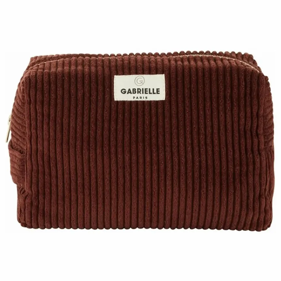 Homme/Femme Gabrielle Paris Voyage, Outdoor|Soins, Wellness*Trousse de toilette en velours côtelé |