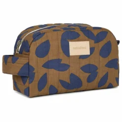 Nobodinoz Trousse de toilette imperméable Hyde Park Blue Leaves ||Enfant Soins Bébé Et La Beauté|Accessoires De Beauté