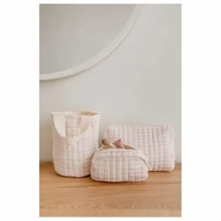 Enfant/Femme Soft Spot Trousses De Toilette|Soins Bébé Et La Beauté*Trousse de toilette Rosewater en coton bio |