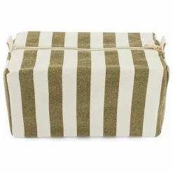 Rose in April Trousse de toilette Vic rayée | Olive