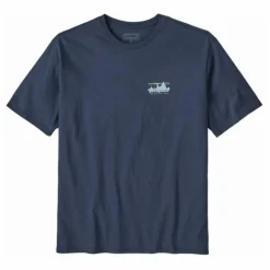 Hot Patagonia T-shirt 73 Skyline Coton Bio | Bleu marine