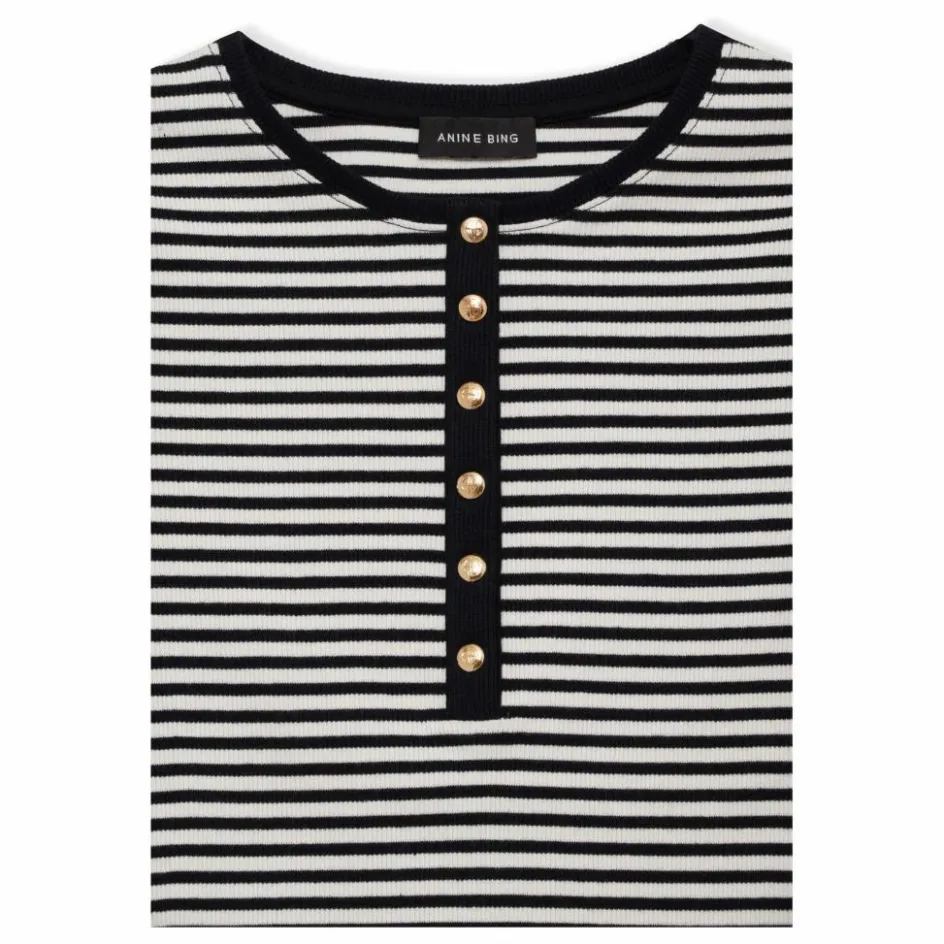 Anine Bing T-shirt Alessia Rayures ||Femme Tee-Shirts, Polos