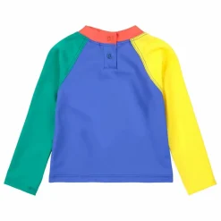 Clearance Bobo Choses T-Shirt Anti-UV Colorblock Fibres Recyclées | Bleu