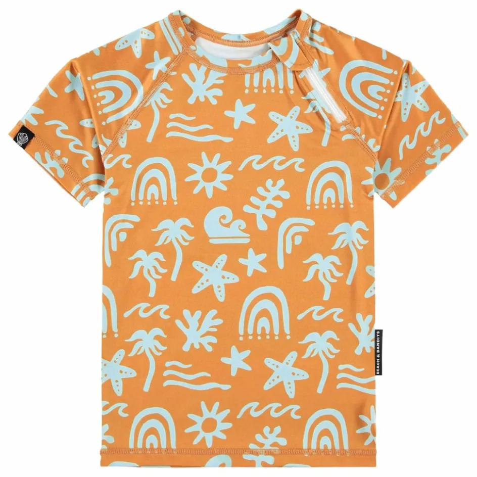 Best T-shirt Anti-UV Tropical Vibes Fibres Recyclées | Enfant Maillots De Bain|Maillots De Bain