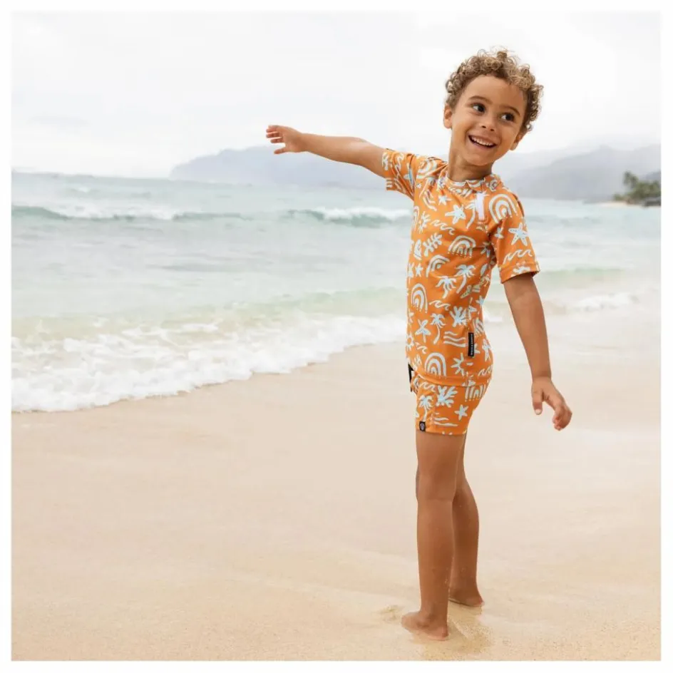 Best T-shirt Anti-UV Tropical Vibes Fibres Recyclées | Enfant Maillots De Bain|Maillots De Bain