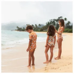 Best T-shirt Anti-UV Tropical Vibes Fibres Recyclées | Enfant Maillots De Bain|Maillots De Bain