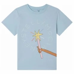 Outlet Stella McCartney Kids T-shirt Baguette Magique | Bleu ciel