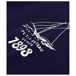 Online Petit Bateau T-shirt Bateau 1893 Jersey Coton Bio | Bleu marine