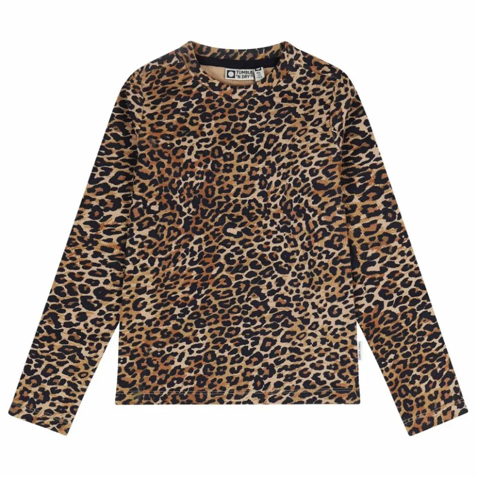 Tumble N'Dry T-shirt Belle Léopard Coton Bio ||Enfant Blouses, T-Shirts