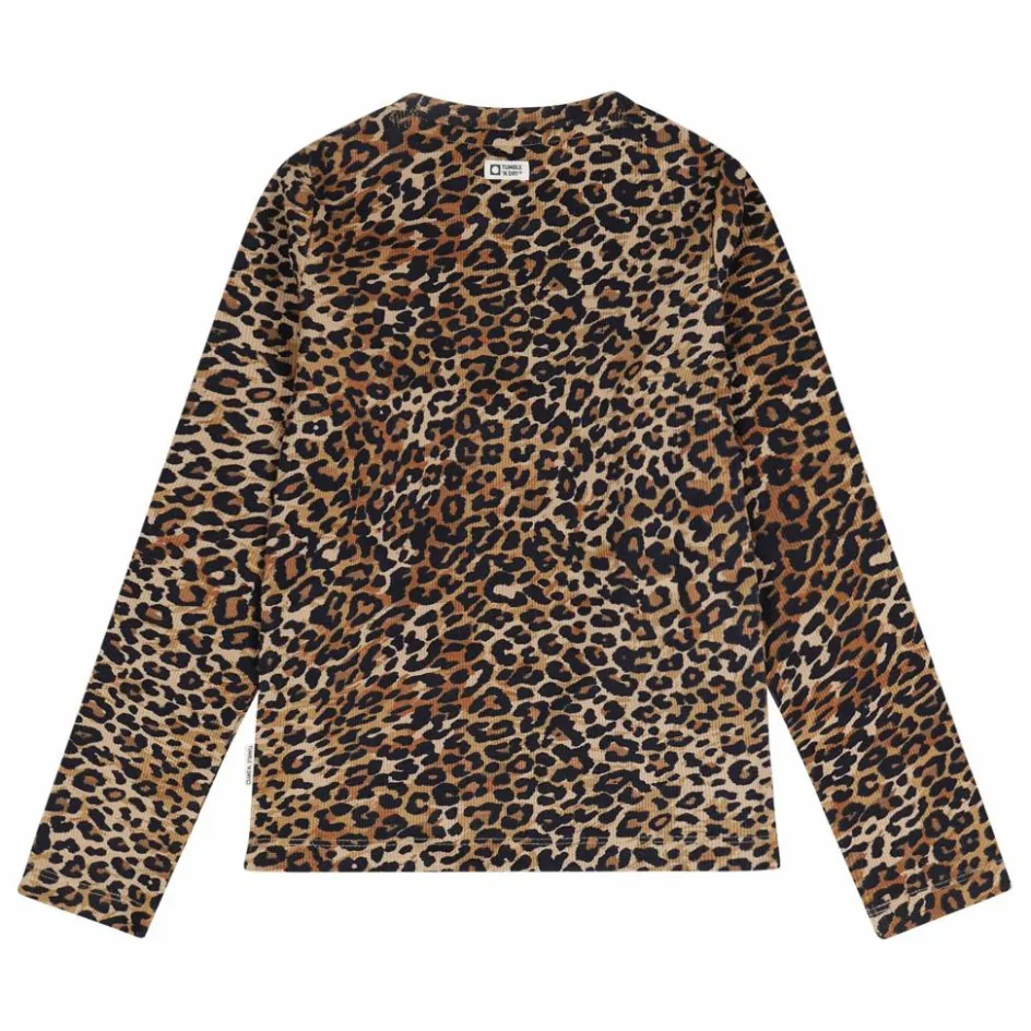 Tumble N'Dry T-shirt Belle Léopard Coton Bio ||Enfant Blouses, T-Shirts