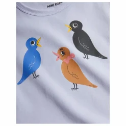 Mini Rodini T-shirt Bird Coton Bio | Lilas|Enfant Blouses, T-Shirts|Blouses, T-Shirts