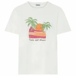 Femme Alma Deia Tee-Shirts, Polos*T-shirt Boxy Imprimé Fiore Dell Isola Coton Bio |