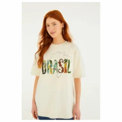 Farm Rio T-shirt Brasil ||Femme Tee-Shirts, Polos