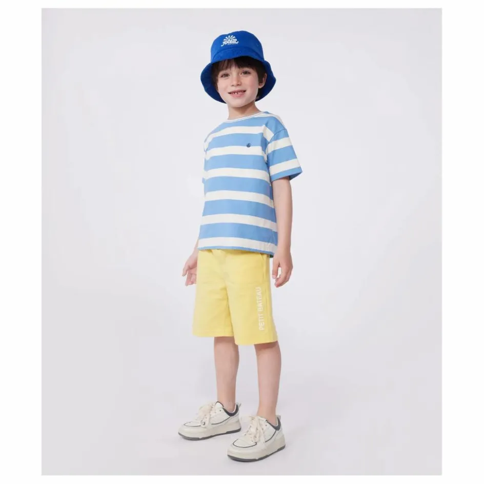 Sale Petit Bateau T-Shirt Brasso Coton Bio | Bleu