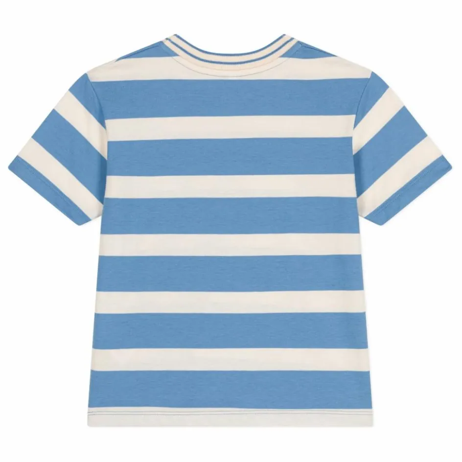 Sale Petit Bateau T-Shirt Brasso Coton Bio | Bleu