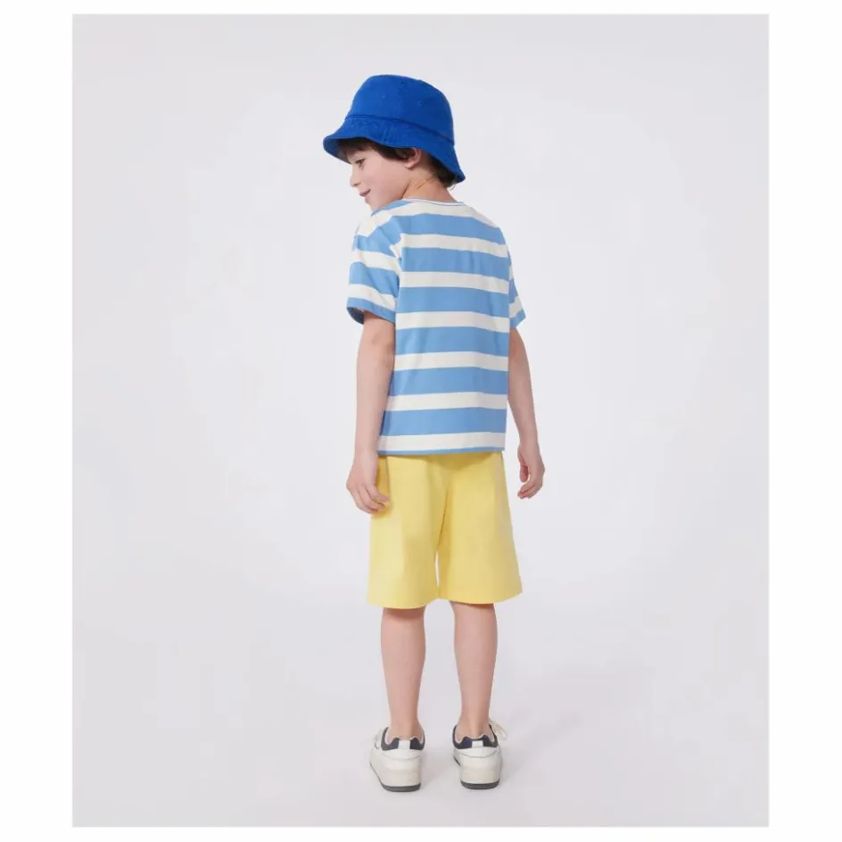 Sale Petit Bateau T-Shirt Brasso Coton Bio | Bleu