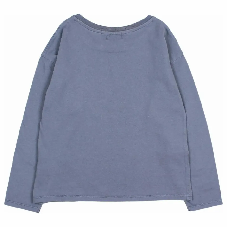 Outlet Búho T-shirt Car Coton Bio | Bleu gris