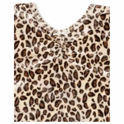 Enfant Konges Sløjd Blouses, T-Shirts*T-shirt Carlito Léopard Velours Fibres Recyclées |
