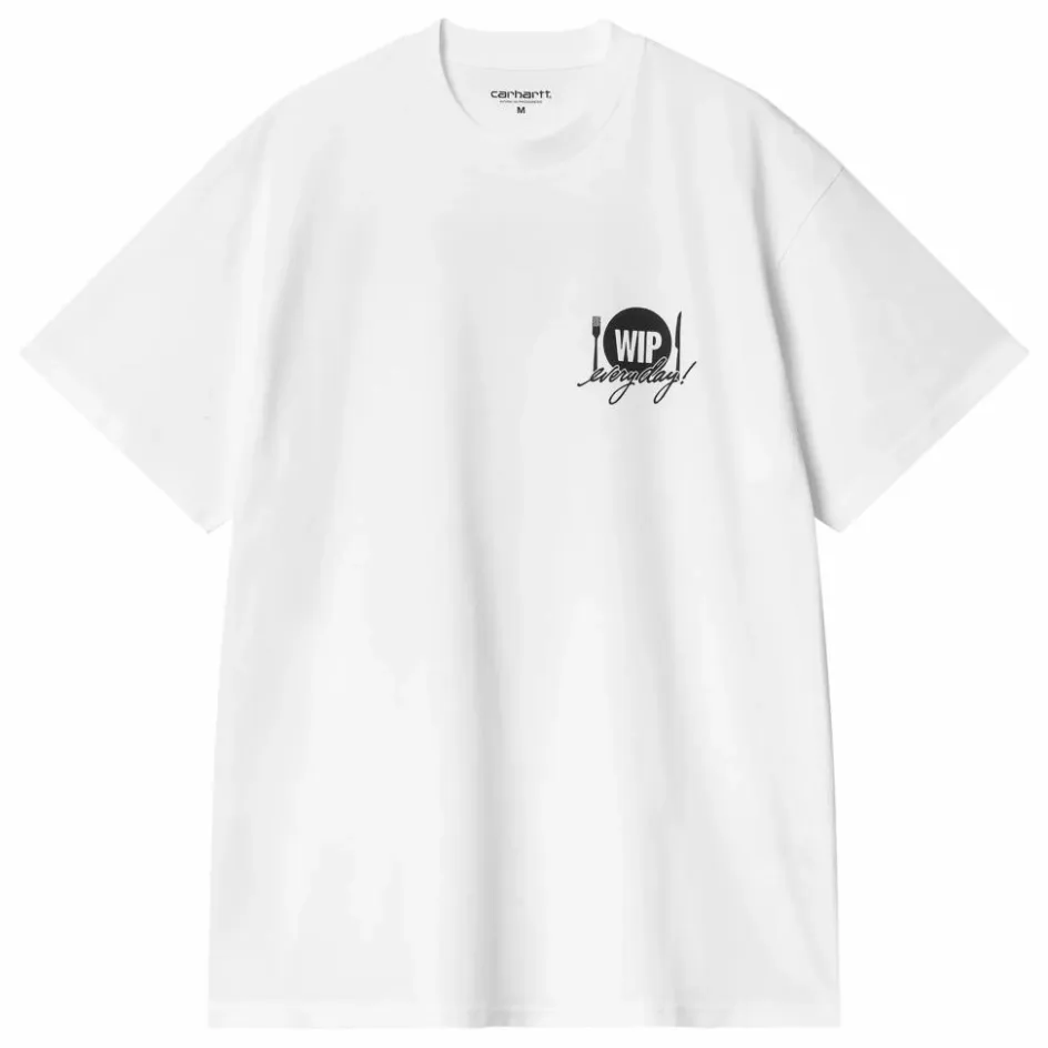 Carhartt WIP T-shirt Catalogue Coton Bio | Blanc