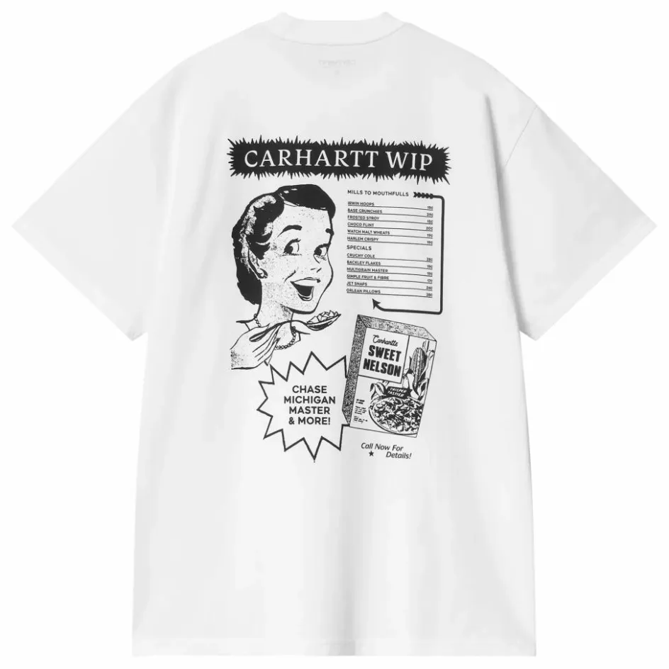 Carhartt WIP T-shirt Catalogue Coton Bio | Blanc