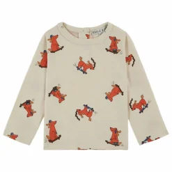Best Emile et Ida T-shirt Chien Skateur | Ecru