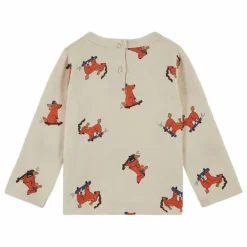 Best Emile et Ida T-shirt Chien Skateur | Ecru