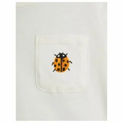 Best Mini Rodini T-shirt Coccinelle Coton Bio | Blanc