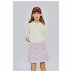Enfant Mipounet Blouses, T-Shirts|Blouses, T-Shirts*T-shirt Col Claudine Alba Coton Bio |