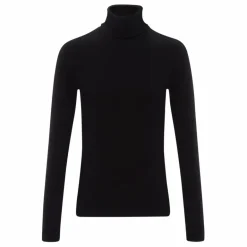 Best Petit Bateau T-Shirt Col Roulé Coton Bio - Collection Femme | Noir
