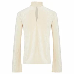 Clearance Forte Forte T-shirt Col Roulé Velours | Ivoire