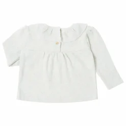 New Tocoto Vintage T-Shirt Col Volant | Ecru