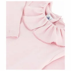 Enfant Petit Bateau Blouses, T-Shirts*T-shirt Col Volants Coton Bio |
