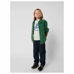 Online Bobo Choses T-shirt Colorblock Coton Bio | Gris chiné