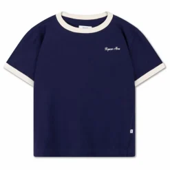 Sale Repose AMS T-shirt Coton Bio | Bleu marine