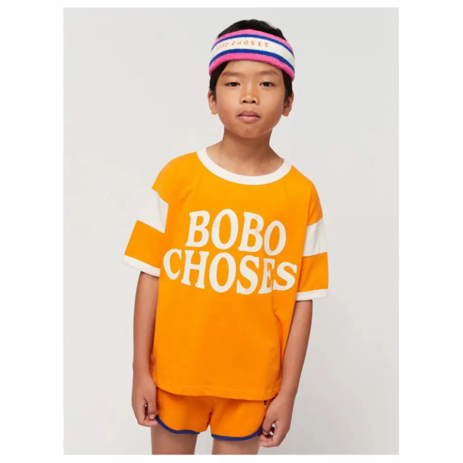 Online Bobo Choses T-Shirt Coton Bio Bicolore | Orange