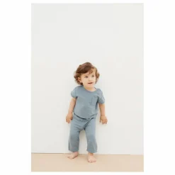 the new society T-Shirt Coton Bio Olivia | Bleu