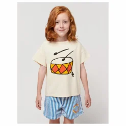 New T-Shirt Coton Bio Tambour | Enfant Blouses, T-Shirts
