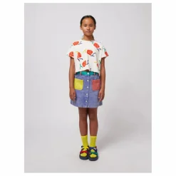 Hot Bobo Choses T-Shirt Crop Joy Coton Bio | Ecru