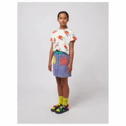 Hot Bobo Choses T-Shirt Crop Joy Coton Bio | Ecru