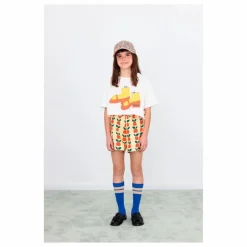 Best Tinycottons T-shirt Crop Walk Coton Bio | Ecru