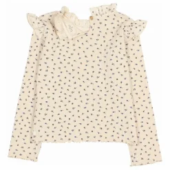 Búho T-shirt Côtelé Fleuri ||Enfant Blouses, T-Shirts