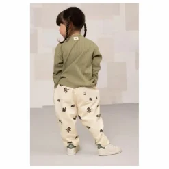 Online Studio Bohème T-shirt Côtelé Orso Coton Bio | Vert kaki clair