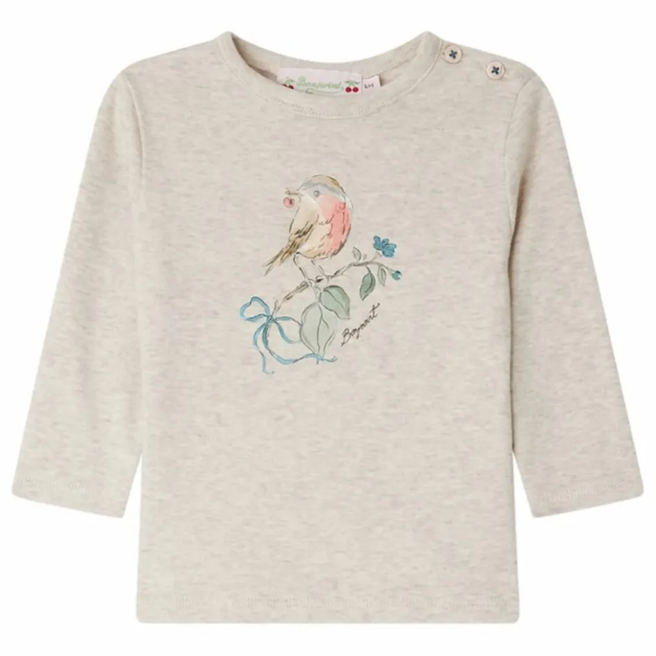 Bonpoint T-shirt Côtelé Tahsina Coton Bio ||Enfant Blouses, T-Shirts|Blouses, T-Shirts