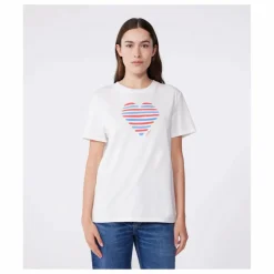 Petit Bateau T-Shirt Cœur Jersey Léger Bio ||Femme Tee-Shirts, Polos