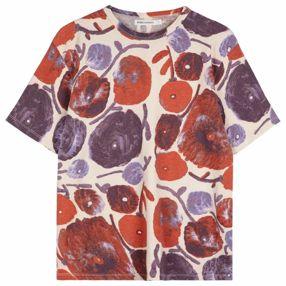 Online Bobo Choses T-shirt Dahlia Coton Bio - Collection Femme | Blanc cassé
