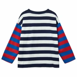 Wynken T-shirt Duo Stripe Coton Bio | Bleu