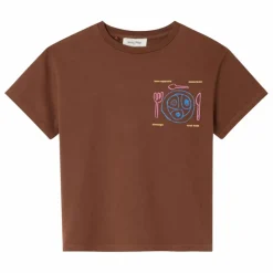 Hot American Vintage T-shirt Fizvalley Dîner | Marron