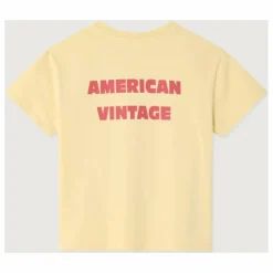 Best American Vintage T-shirt Fizvalley Have A Breaky | Jaune pâle