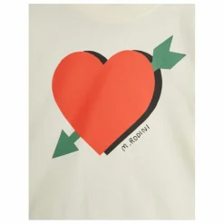 Hot Mini Rodini T-shirt Flèche Coeur Coton Bio | Ecru